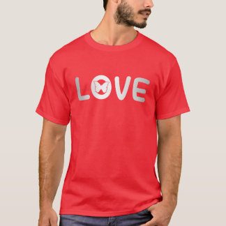 T-shirt garçon d'amour de papillon