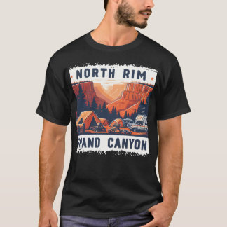 T-shirt Garçon d'aventure de camping de North Rim