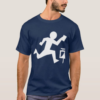T-shirt Garçon de dessin blanc orienteering