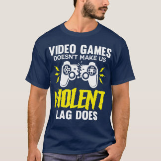 T-shirt Garçon de famille de jeu vidéo violent
