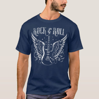 T-shirt Garçon de guitare Rock Roll
