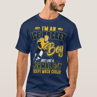 T-shirt Garçon de hockey sur glace
