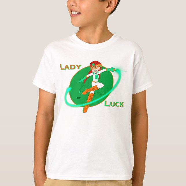 T-shirt garçon de Lady Luck (Devant)