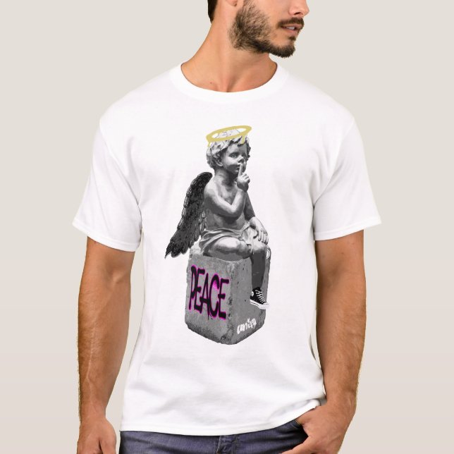 T-shirt Garçon de paix mignon (Devant)