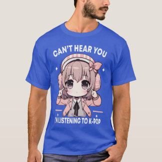 T-shirt Garçon écoute Anime Kawaii Premium