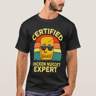 T-shirt Garçon Expert Certifié en Nuggets de Poulet Drôle