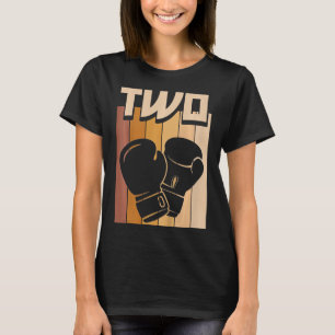 T-shirt Garçon Fille 2 Ans Anniversaire Boxe 2ème Annivers
