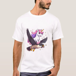 T-shirt Garçon Filles Hommes Femmes Licorne à Cheval Fauco