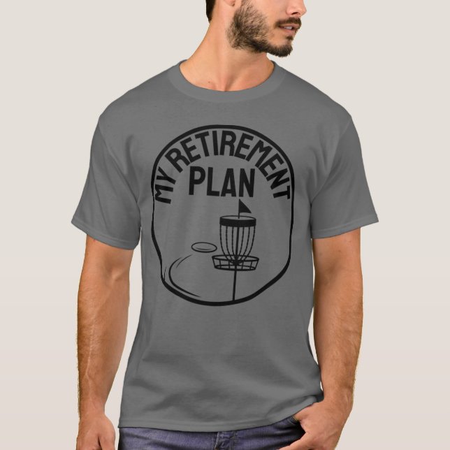 T-shirt Garçon graphique de disc golf drôle (Devant)