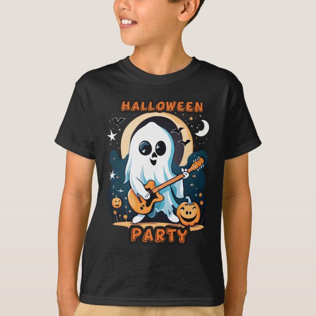 t-shirt garçon halloween drôle (Devant)