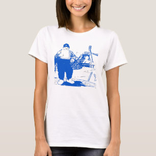 T-shirt Garçon néerlandais par le moulin à vent