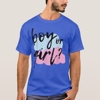 T-shirt Garçon ou fille Genre révéler la fête Cute Lettre 