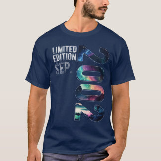 T-shirt Garçon Polar Lights Vintage Anniversaire Septembre