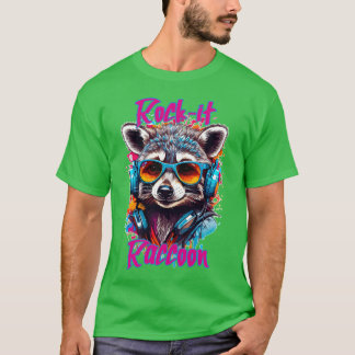 T-shirt Garçon Rockit Raccoon
