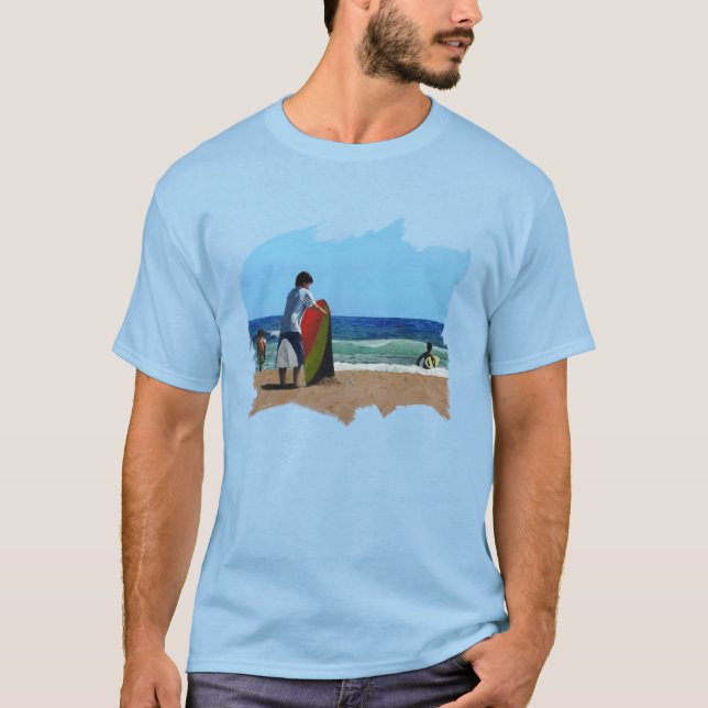 T-shirt Garçon sur la plage (Devant)