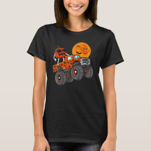 T-shirt Garçon Toddler Camion Monstre Citrouille de Hallow