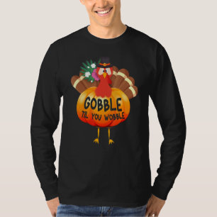 T-shirt Garçon tout-petit de l'Action de grâce Gobble Till