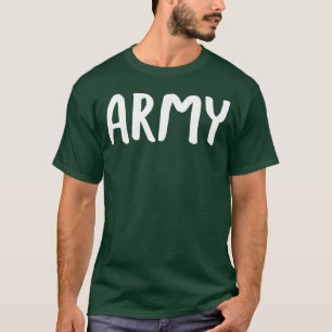 T-shirt Garçon vintage armée