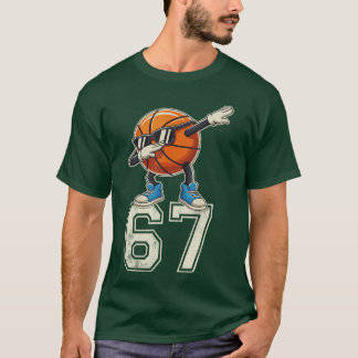 T-shirt Garçons 67 Si Seven Lunettes de soleil Dabbing Bas