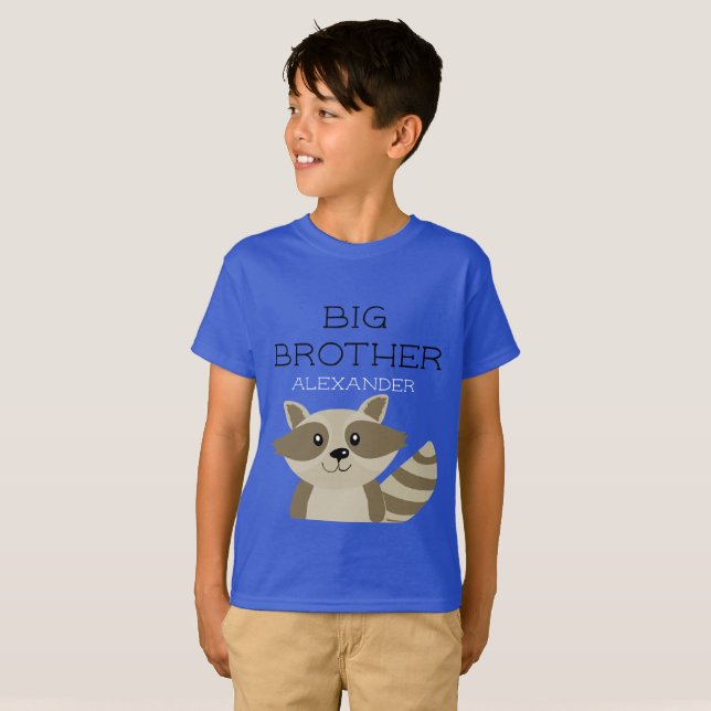 T-shirt Garçons animaux d'enfant de mêmes parents de (Devant entier)