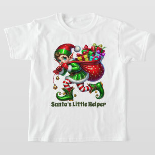 T-shirt Garçons cool Père Noël petite aide