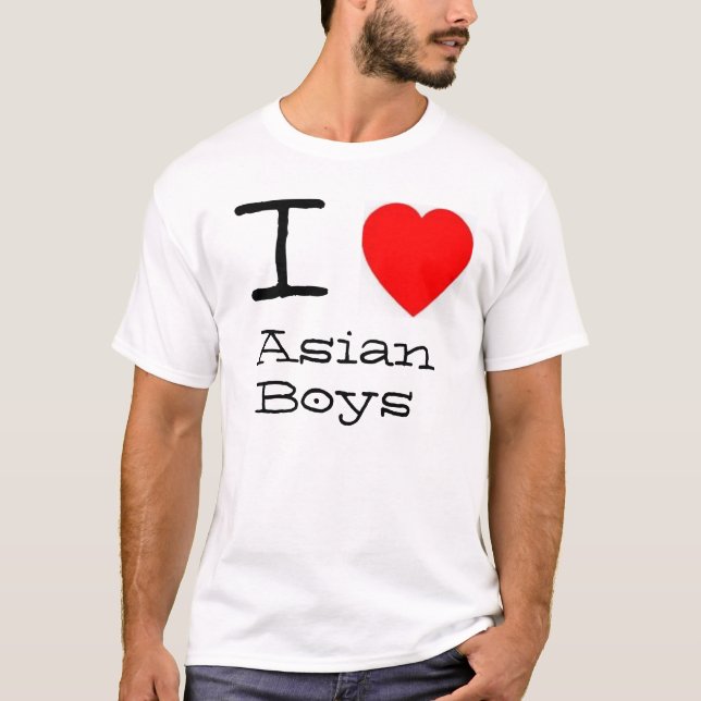T-shirt Garçons d'Asiatique du *heart* I (Devant)