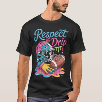T-shirt Garçons de football Drip Glace Football Crème Glac