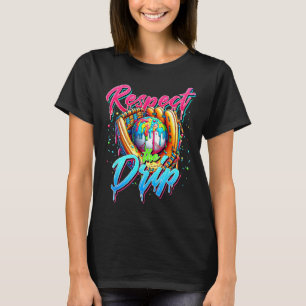 T-shirt Garçons de trempage Bysebyll Crème glacée Drip Jeu