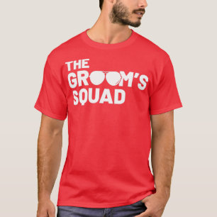 T-shirt Garçons d'honneur Marié Squat Hommes Célibataire F