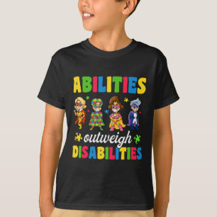 T-shirt Garçons Enfants Autisme Handicap Sensibilisation
