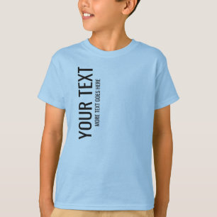 T-shirt Garçons Enfants Meilleur Cool Simple Moderne Bleu