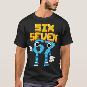 T-shirt Garçons Filles Enfants Italien Brainrot Meme 67 Si
