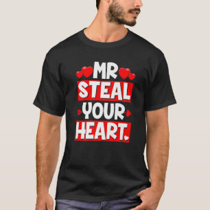 T-shirt Garçons Filles Saint-Valentin M. Steal Votre Coeur