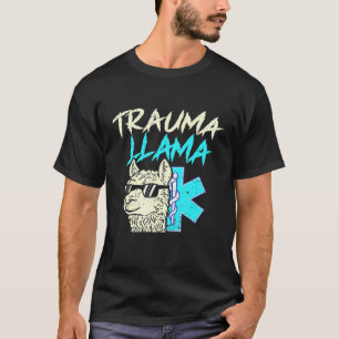 T-shirt Garçons Filles Trauma lama  conception d'EMT Techn