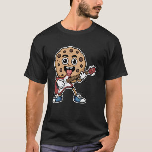 T-shirt Garçons Guitare Rock Cookie Drôle Filles Chip Choc
