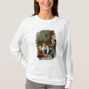 T-shirt Garçons jouant des matrices devant Christiansborg