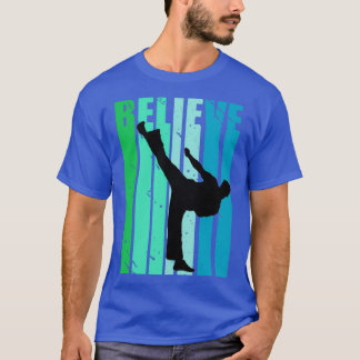 T-shirt Garçons Karate Anniversaire Vintage déprimé Taekwo