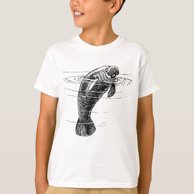 T-shirt garçons Manatee (Devant)
