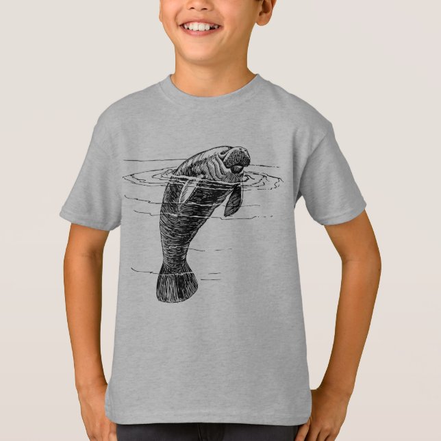 T-shirt garçons Manatee (Devant)