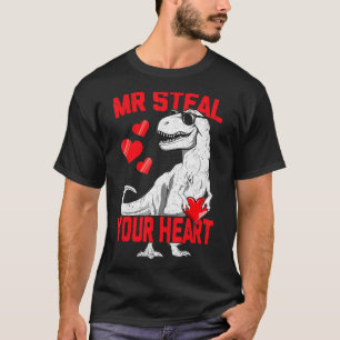 T-shirt Garçons Valentine M. Steal Votre Coeur Trex Dino T
