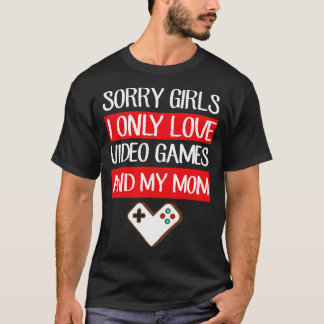 T-shirt Garçons Valentines Jour pour les enfants Jeux Vidé