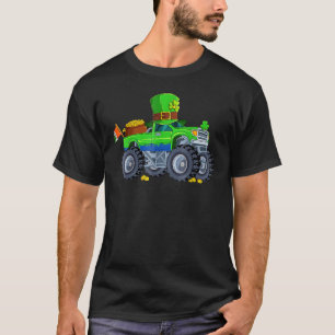 T-shirt Garçons Véhicules De Camion Jour de la St Patrick 