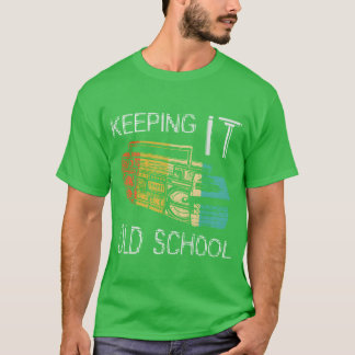 T-shirt Gardant l'esprit rétro Boombo 80S 90S Hip Hop vint