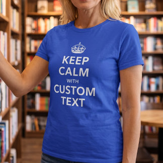 T-shirt Garde Calme Texte Personnalisé | Ajoutez Votre Pro