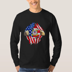 T-shirt Garde côtière Us Flat