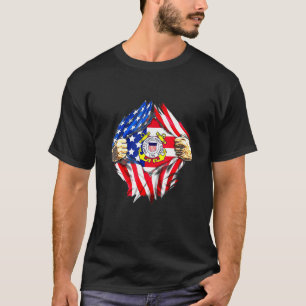 T-shirt Garde côtière Us Flat