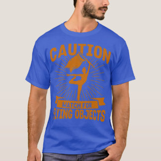 T-shirt Garde Couleur d'hiver Attention pour l'objet volan
