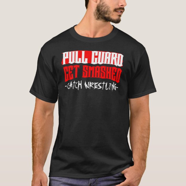 T-shirt Garde de lutte de traction de crochet la (Devant)