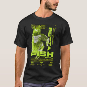 T-shirt Garde de poissons Betta mode streetwear moderne