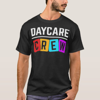 T-shirt Garde d'enfants Teacher Squad Garderie de garde an